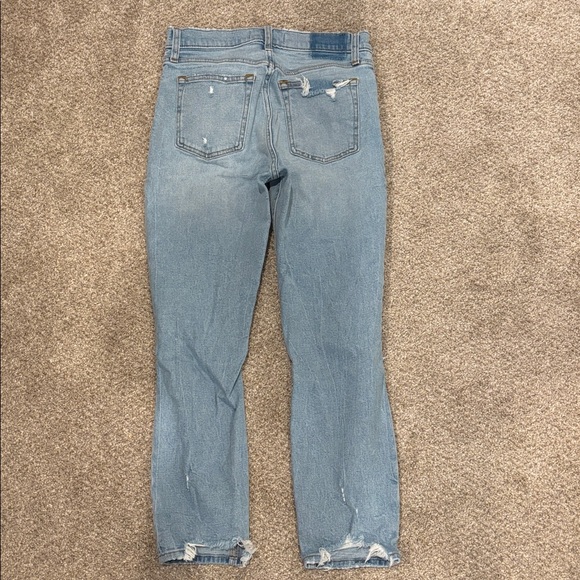 Abercrombie & Fitch Light Blue High Rise Jeans - Picture 2 of 5